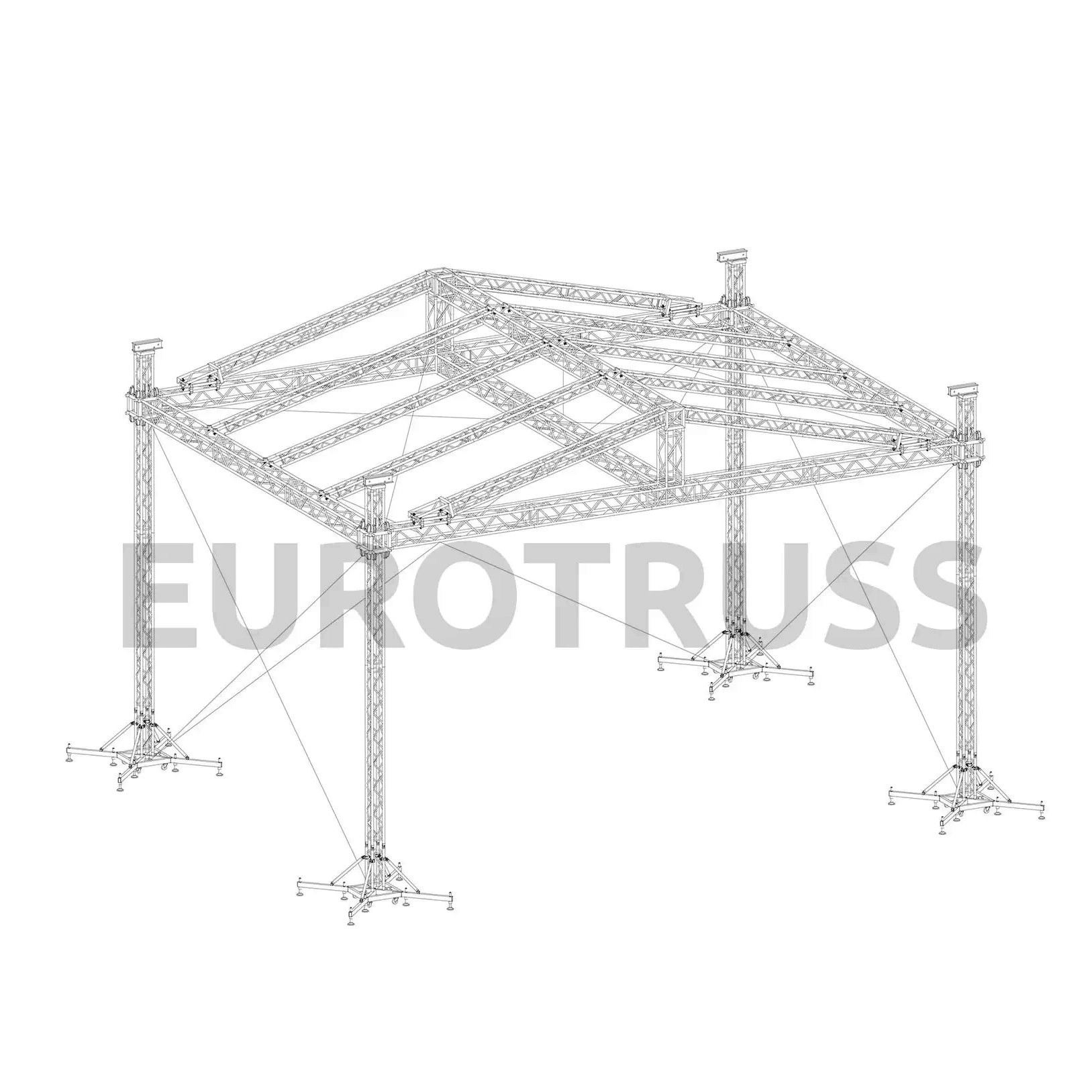 Сцена Eurotruss SR 20 - 12x10 м 